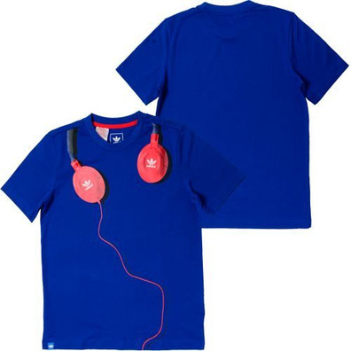 Adidas Junior Graphic Tee (azul royal)