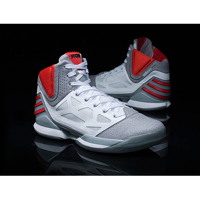 Adidas AdiZero Rose 2.5 (white/grey/red)