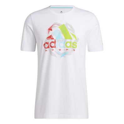 Adidas Basketaball Badge of Sport Tee "White"