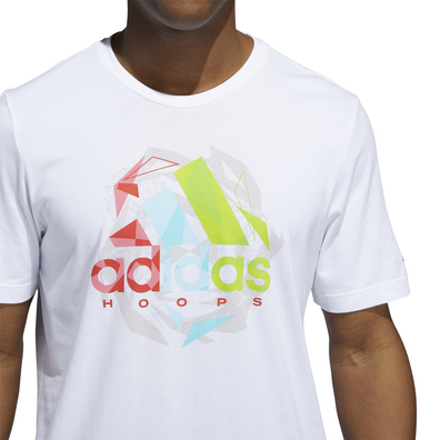 Adidas Basketaball Badge of Sport Tee "White"