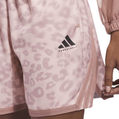 Adidas Basketball Women Crazy Lite Cheetah AOP Short "Warm Clay"