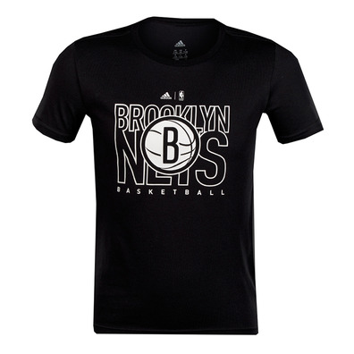 Adidas Camiseta Youth 3 NBA Brooklyn Nets (negro/blanco)