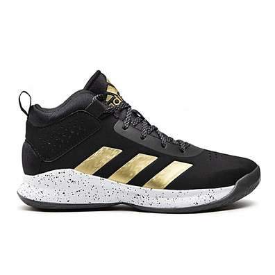 Adidas Cross Em Up 5 Kids Wide "Black Gold"