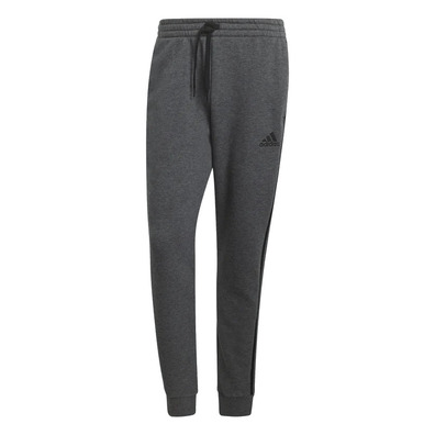 Adidas Essentials French Terry Tapered-Cuff 3-Stripes Pants "Dark Grey"