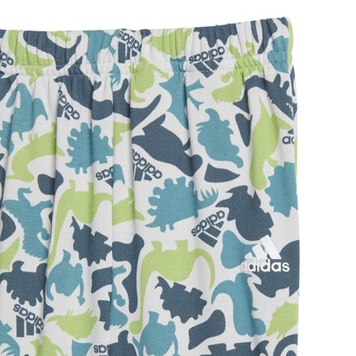 Adidas Infants Dino Camo AOP FT Jogger Set "Arctic Fusion"