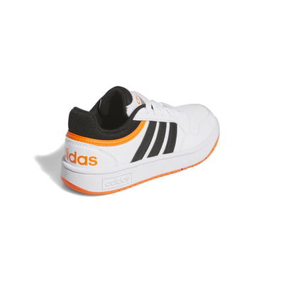 Adidas Kids Hoops 3.0 CF  "White-Orange"