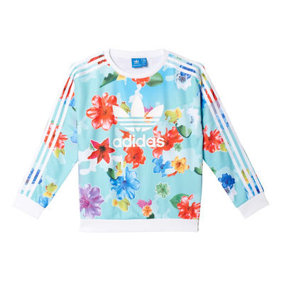 Adidas Originals Trefoil Flower Crew AOP J (multicolor/white)