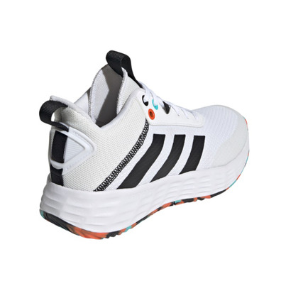 Adidas OwnTheGame 2.0 Kids "White-True Orange"