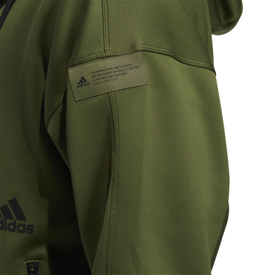 Adidas Performance Studio Tech Full Zip Hoodie "Wild Pine"