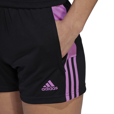 Adidas Tiro Essentials Shorts W "Black - Pulse Lilac"