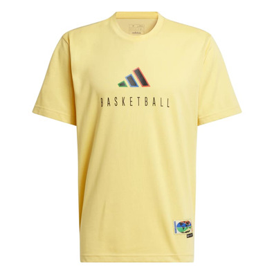 Adidas Basketball WWH LOGO G T  "Yellow"