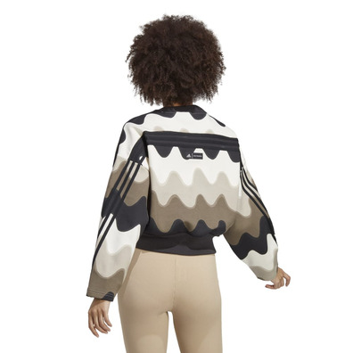 Adidas X Marimekko Future ICONS 3-Stripes Sweatshirt "Light Brow"