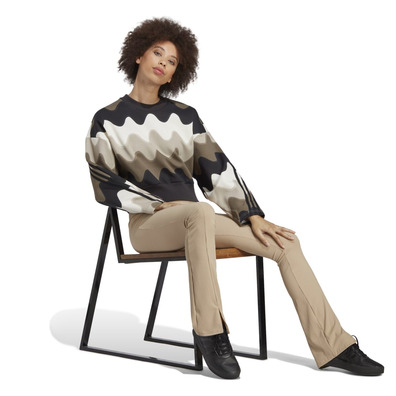 Adidas X Marimekko Future ICONS 3-Stripes Sweatshirt "Light Brow"