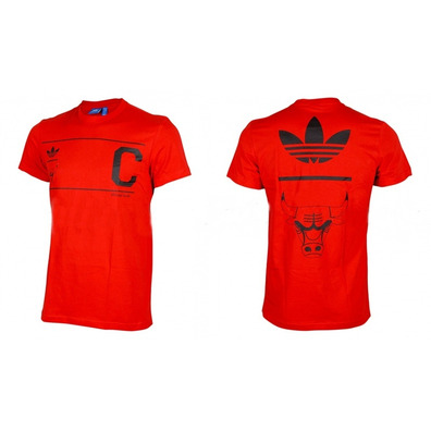 Adidas  Camiseta Chicago Bulls (rojo/negro)