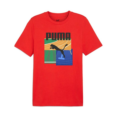 Puma GRAPHICS Summer "Red" T-shirt