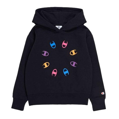 Champion Girl Hooded Sweatshirt "Black"