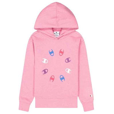 Champion Girl Hooded Sweatshirt "Pink"