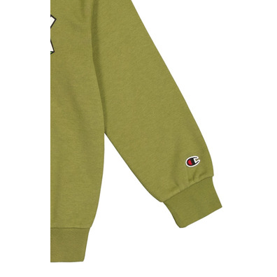 Champion Kids Graphic Fleece Sweatshirt "Olive Green"