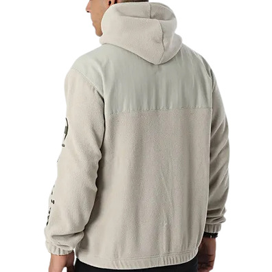 Champion Legacy Outdoor Polar Hooded Half Zip "Beige"