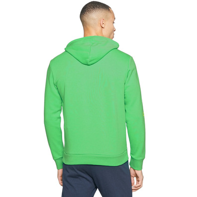 Champion Legacy Spray Neon Hooded Sweatshirt "Lime Green Flour"