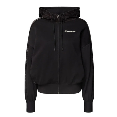 Champion Legacy Wmns Sport Hooded full zip Sweatshirt "Black"