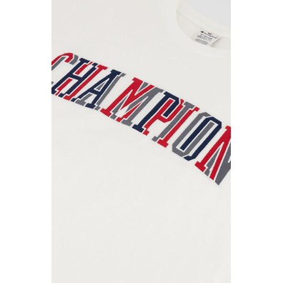 Champion Multicolour Bookstore Cotton T-Shirt "White"