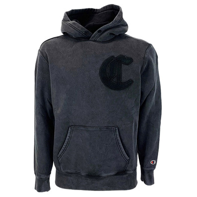 Champion Rochester Garment-Dyed Heavy Fleece Hoodie "Black"