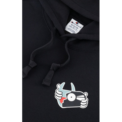 Champion Rochester Graphic Gallery Fleece Hoodie "Black"