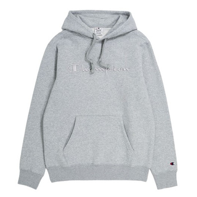 Champion Rochester Tonal Embroidered Fleece Hoodie "Light Grey"