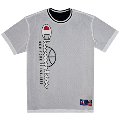 Champion Sport Lifestyle Basketball Reversible Mesh T-Shirt  "White-Black"