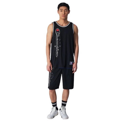 Champion Sport Lifestyle Basketball Reversible Mesh Tank Top "Black-Blue"