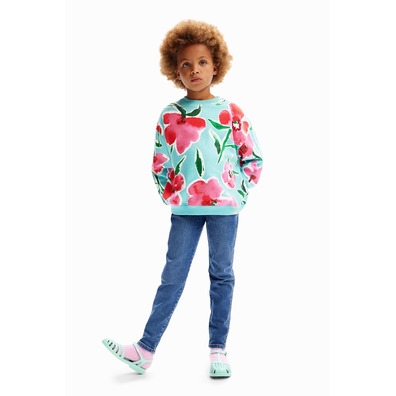 Desigual Floral Oversize Sweatshirt "Flowers"