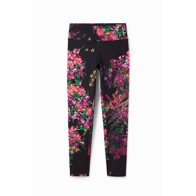 Desigual Floral Sport Leggings "Magical Fuxia"