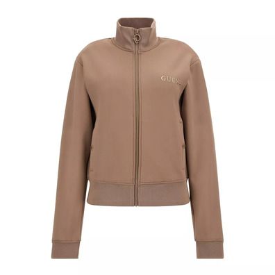 Guess Briana Full Zip Sweatshirt "Light Brown"