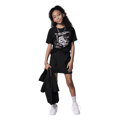 Jordan Girls JDB AJ1 1985 Will Fly! Graphic T-Shirt "Black-Pink"