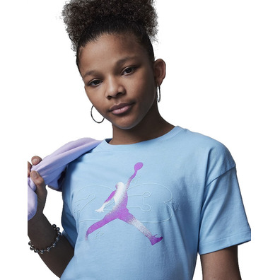 Jordan Girls JDB Lemonade Stand Tee "Aquarius Blue"