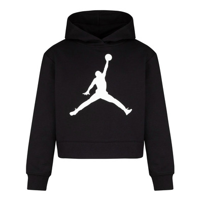 Jordan Girls Jumpman Logo Core Pullover Hoodie "Black"