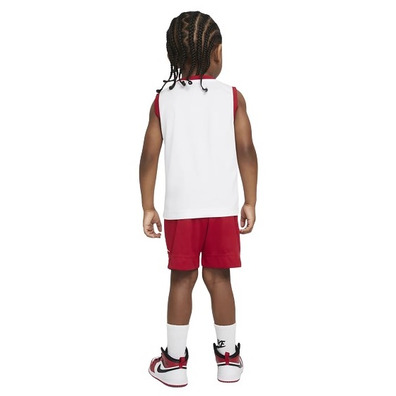 Jordan Infants HBR DNA Muscle Tank and Short "Gym Red-White"