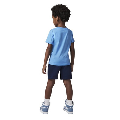 Jordan Infants Jumpman Jumbo Tee Short Set "Midnight Navy-Carolina"