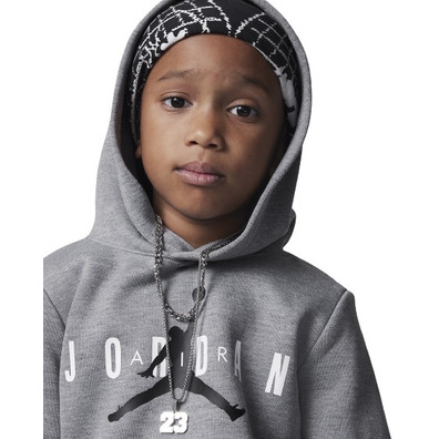 Jordan Infants Jumpman Sustainable Pullover Hood and Joggers Set "Carbon"