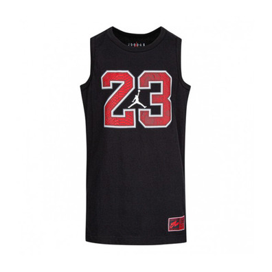 Jordan Kids 23 Etile Big Logo Tank Top "Black"