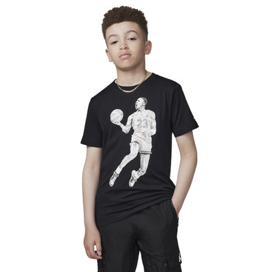 Jordan Kids Air JBD Dots Tee "Black"