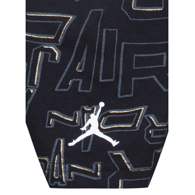 Jordan Kids Air JDB Clear Lane AOP Logo T-shirt "Black"