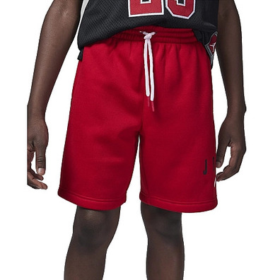 Jordan Kids Jumpman Logo Sustainable Fleece Shorts ''Red''