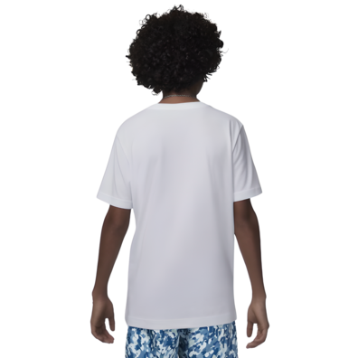 Jordan Kids JDB Gradient Stacked Tee "White-Industrail Blue"