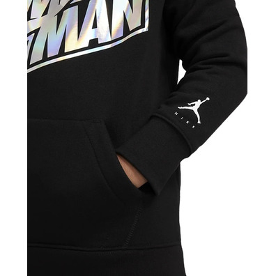 Jordan Kids JDB Jumpman X Nike Iridescent Hoodie "Black"