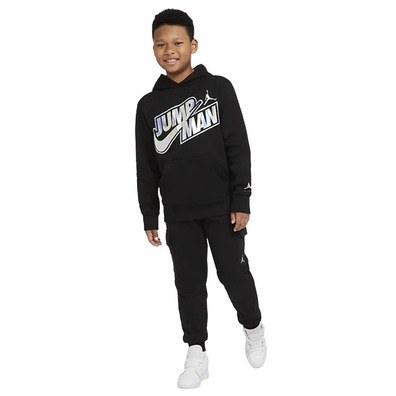 Jordan Kids JDB Jumpman X Nike Iridescent Hoodie "Black"