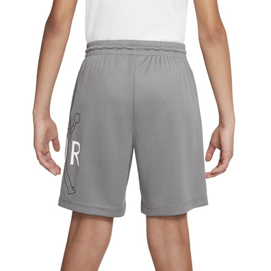 Jordan Kids Jumping Big Air Logo Mesh Short "Smoke Grey"