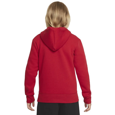 Jordan Kids Jumpman Essentials FZ Hoodie "Gym Red"