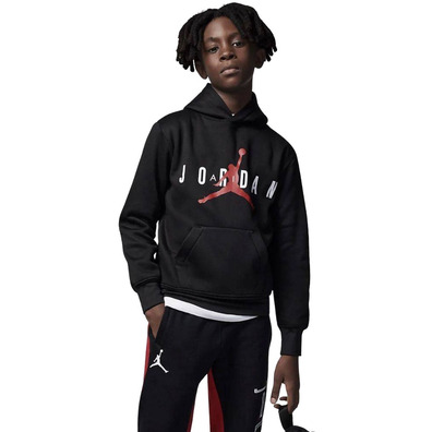 Jordan Kids Jumpman Logo Sustainable Hoodie "Black"